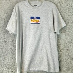 Empyre Skateboard Box Logo T-Shirt Name Tag "Me llamo Empyre" Size Large